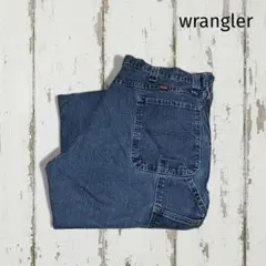 wrangler ペインターデニムパンツ　カーペンター　W38 ジーンズ　ブルー