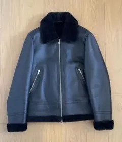 【美品】Ronherman ロンハーマン　ムートンジャケット 　ライダース 美品】Ronherman ロンハーマン ムートンジャケット ライダース - メルカリ
