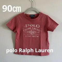 Polo Ralph Lauren Tシャツ 24M 赤　90㎝　キッズ