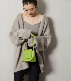 【FREAK'S STORE】Vネック シャギー ニット 2way カーディガン