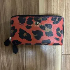 COACH ミニ財布 F66472 レオパード柄のサムネイル