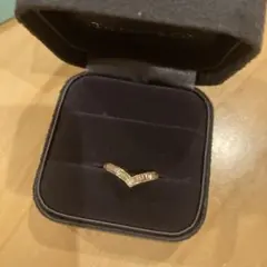 ブラウンダイヤ 0.28ct ハーフエタニティ リング 8号 K18YGのサムネイル