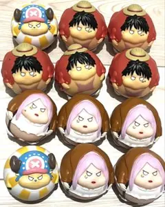 ワンピース　バウンドボールフィギュア　ルフィ　ボニー　チョッパー　12点セット
