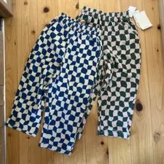 nennen neu チェック柄 長ズボン 120cm