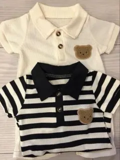 【しろくまさま⭐︎】1〜3ヶ月 ポロロンパース 2枚セット