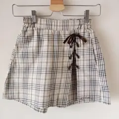 RICH MIX チェック柄ラップキュロット 150cm【即購入OK】