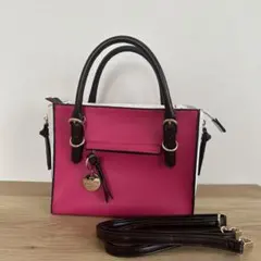 VIVAYOU ピンク ブラウン ホワイト ショルダー 2way ハンドバッグ