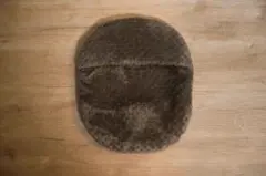 無印良品　あたたかファイバー鹿の子湯たんぽカバー中／ブラウン　約２９×２３ｃｍ