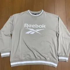 美品　Reebok ベージュ スウェット