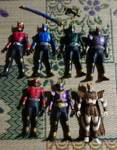 仮面ライダークウガ ソフビフィギュア 7体セット