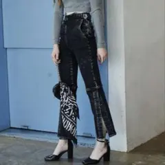Juemi Marine Pants ブラックデニムのサムネイル