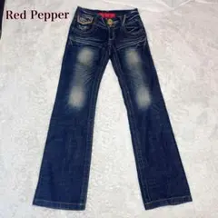 RED PEPPER GOLD LABEL W27 韓国製 刺繍 Y2K 00s