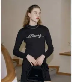 エイミーゴルフ　ビジューロゴニットワンピース　１回着用