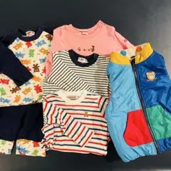 ミキハウス　80サイズ　長袖　パジャマ　ベスト　セット