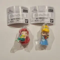 ディズニー プリンセス ぎゅーこっと ぎゅ～こっと シンデレラ アリエル セット