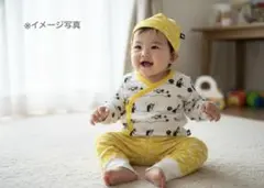 【新品未使用】 MOOMIN ボディースーツ ズボン 帽子 3点セット