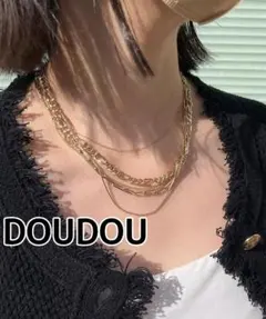 4連チェーンネックレス ドゥドゥ ゴールドのサムネイル