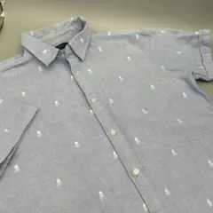 メンズ　半袖　スカル柄　シャツ　AZUL Mのサムネイル