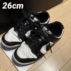 NIKE Dunk Low Black White 26cm ナイキ パンダ