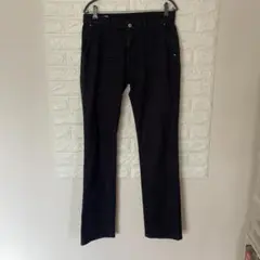 EDWIN エドウィン ブラックデニムパンツ チェック柄 S403S W31