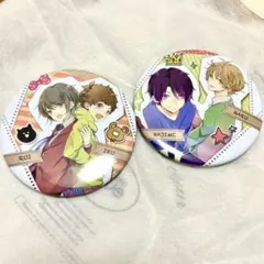 【未使用】ツキウタ。 幼少期 缶バッジ 睦月始 弥生春 神無月郁 水無月涙