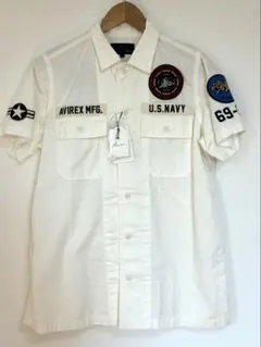 【新品タグ付き】M／AVIREX アヴィレックス 半袖シャツ U.S.NAVYのサムネイル