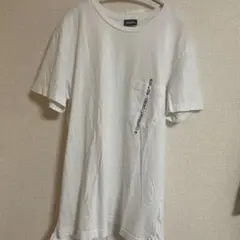 DIESEL ポケット付きホワイトTシャツ