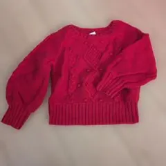 baby GAP 赤 セーター 3歳用