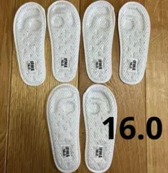 【IFME】息するソール上履きスリッポンタイプ　中敷きのみ 16.0