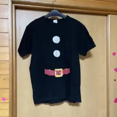 クリスマスプリントtシャツ サイズゆったりM