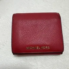 MICHAEL KORS 二つ折り財布 レッド