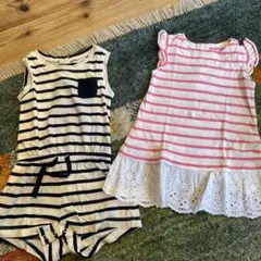 baby GAP ストライプ柄 ワンピースセット 18-24ヶ月　90cm