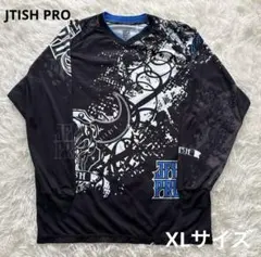 JTISH PRO ブラック ロングスリーブ Tシャツ