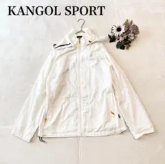 【カンゴールスポーツ】フルジップジャケット（LL)フーディ 英字ロゴ カジュアル