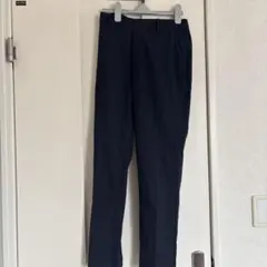 ネイビー カジュアルスラックスパンツ