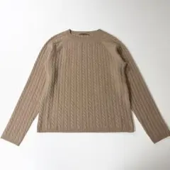 美品✨マックスマーラ ピュアカシミヤ100% ケーブルニット セーター 洗えるのサムネイル