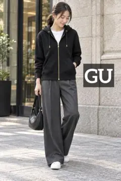 243 GU ジップアップスゥエットパーカー