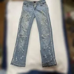 パンツ Dolce&Gabban fade damage denim pants y2k Dolce&Gabban fade damage denim pants y2k - メルカリ