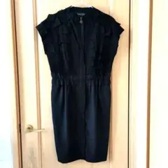 LANVIN ノースリーブ ワンピース ブラックのサムネイル