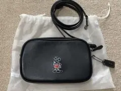 Disney x Coach ミッキーマウス ショルダーバッグ 限定版 黒