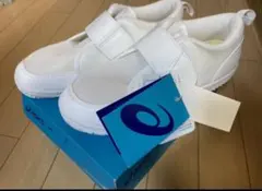 未使　アシックス　上履き　23 スクスク