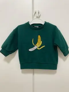 haroharo バナナ刺繍 トレーナー