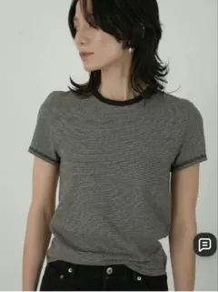 LA PEAU DE GEM hemp border tee - メルカリ