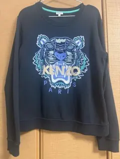 KENZO トラ刺繍 トレーナー 黒のサムネイル