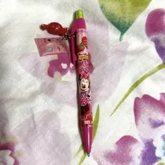 ディズニー　お土産　シャーペン　ミニー　ピンク