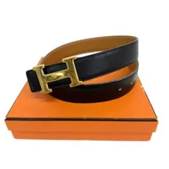 【希少】HERMES ヴィンテージ ベルト OI刻印 ブラック　1970年代 希少】HERMES ヴィンテージ ベルト OI刻印 ブラック 1970年代