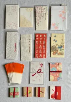 ぽち袋　桜4種　祝い4種　その他