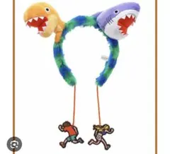 USJ ユニバ ジョーズ JAWS ジュラシックワールド 恐竜 人間カチューシャ