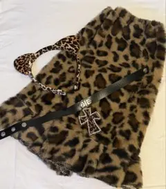 ヒョウ柄 コスプレセット　文化祭　JK ハロウィン
