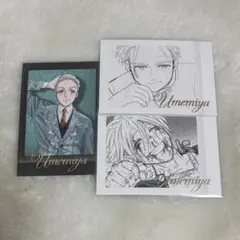 WIND BREAKER 5周年記念原画展 ぱしゃこれ 梅宮一セット 箔押しあり